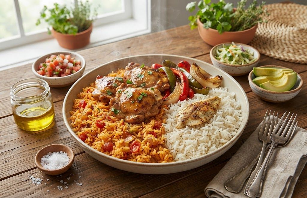  Spanish Rice with White Rice