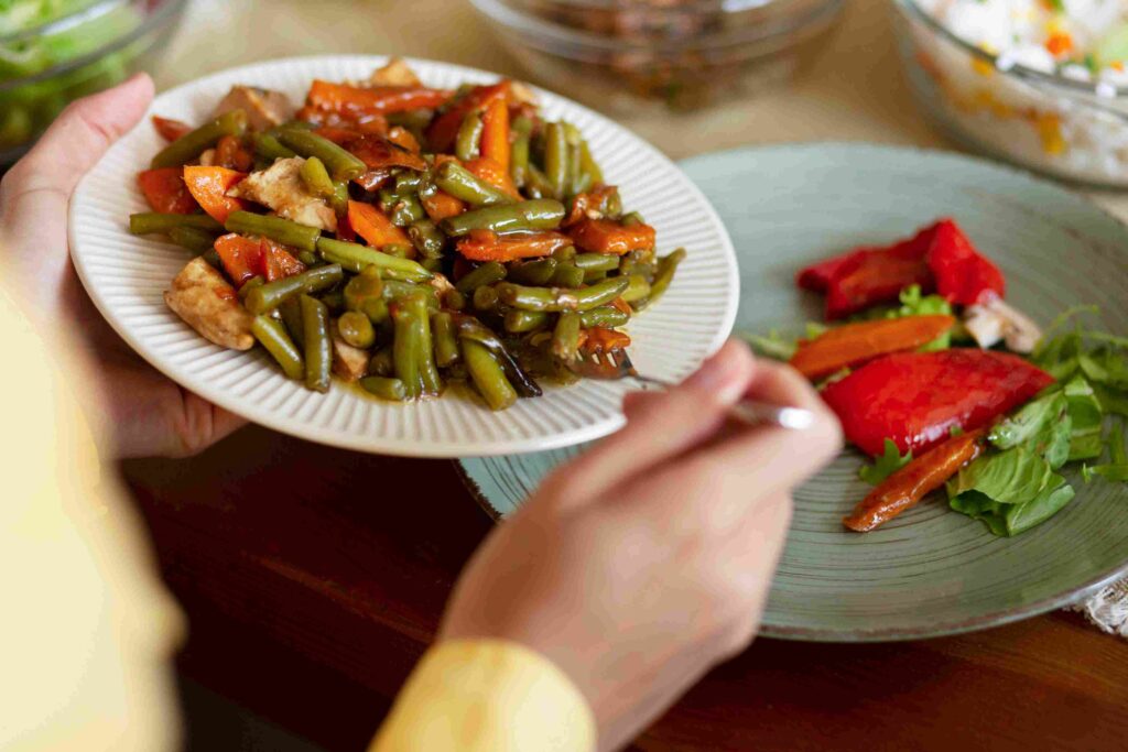  Roast the Vegetables for the Salsa Verde