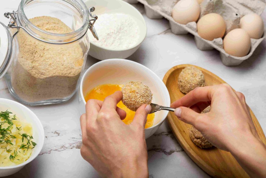Prepare the Breadcrumb Mixture