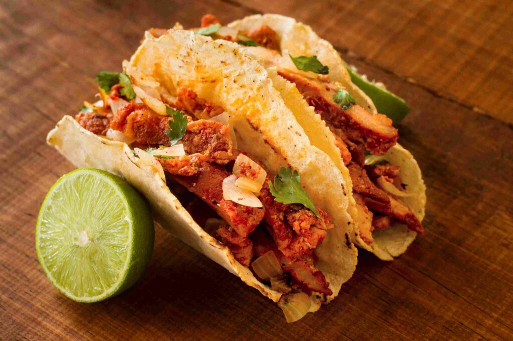 Chicken tacos are another favorite because they are ligh