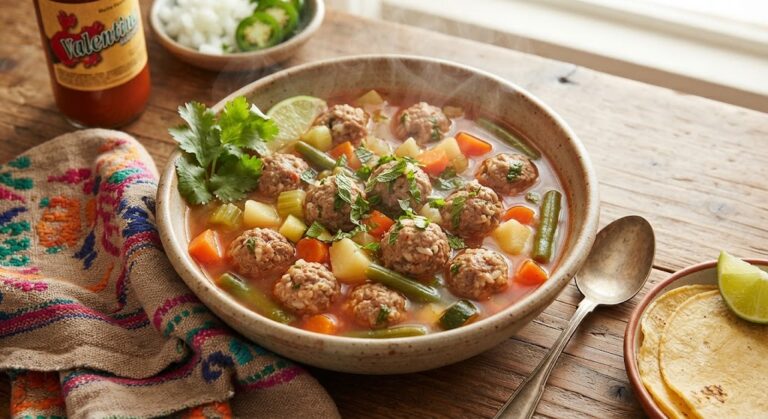Mexican Albondigas Soup Recipe (Authentic, Easy & Flavorful)