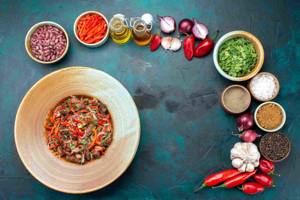 Ingredients for Mexican Stewed Goat
