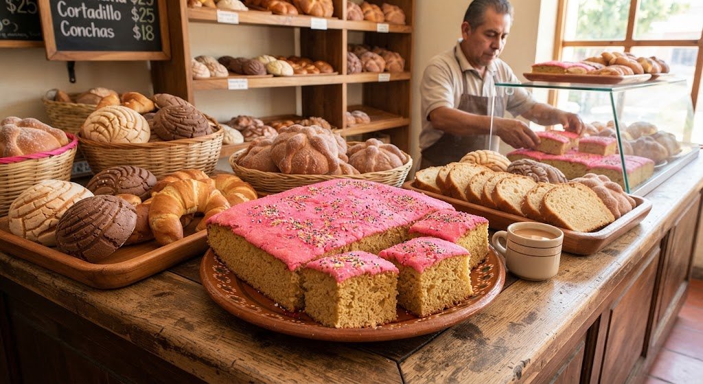 Cortadillo pan dulce is a good example of how Mexican bakeries turn simple