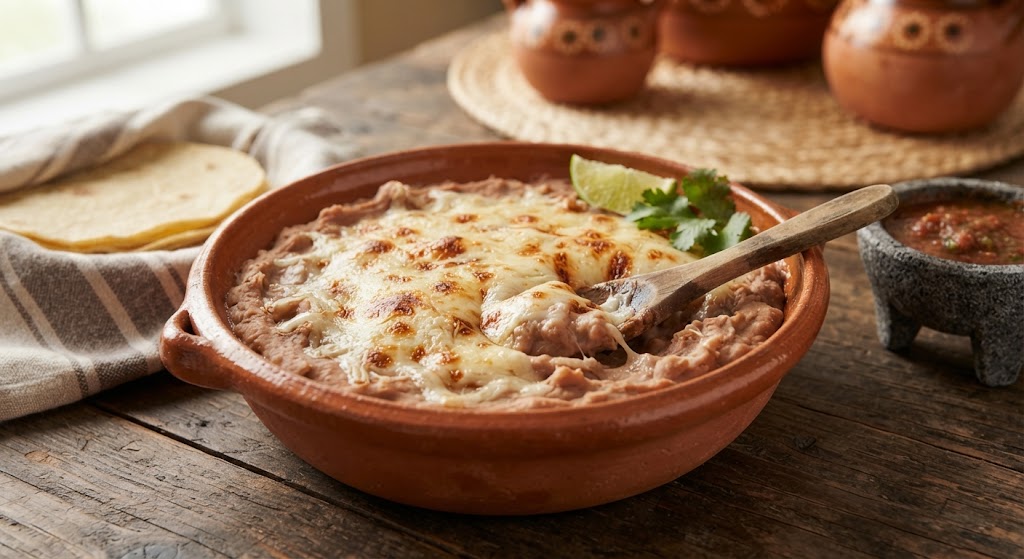 Refried Beans and Cheese