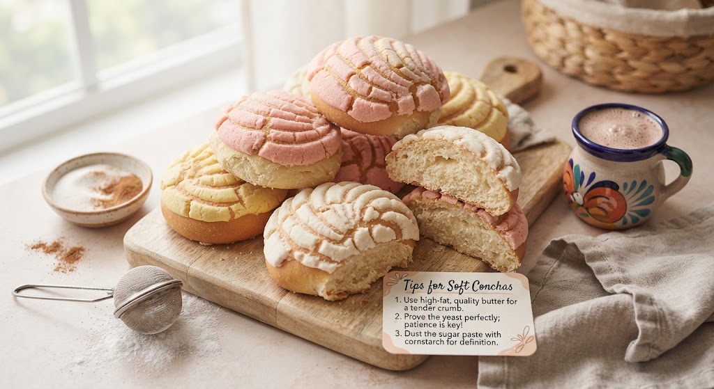 My Tips for Soft Mexican Conchas