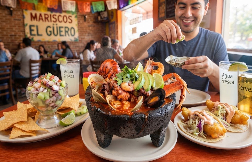 Mexican seafood has a distinctive flavor because it often combines fresh ingredients