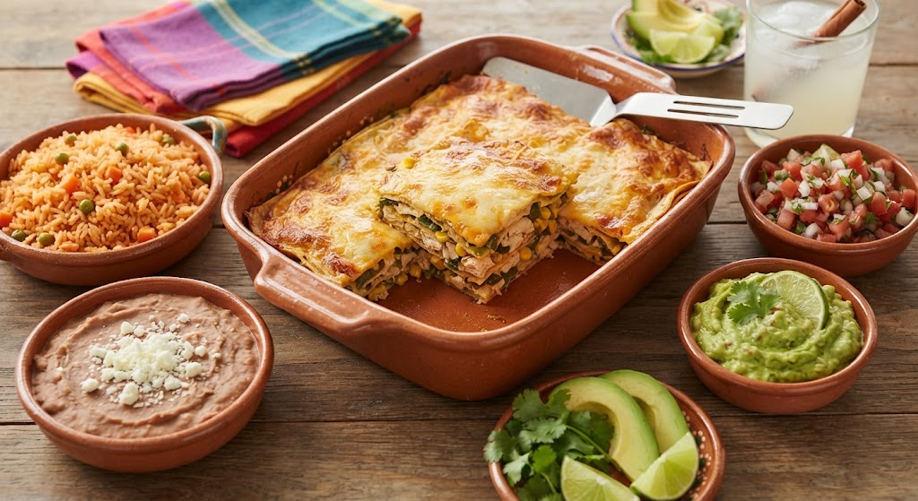 Because this is already a filling main dish, you do not need heavy side dishes.