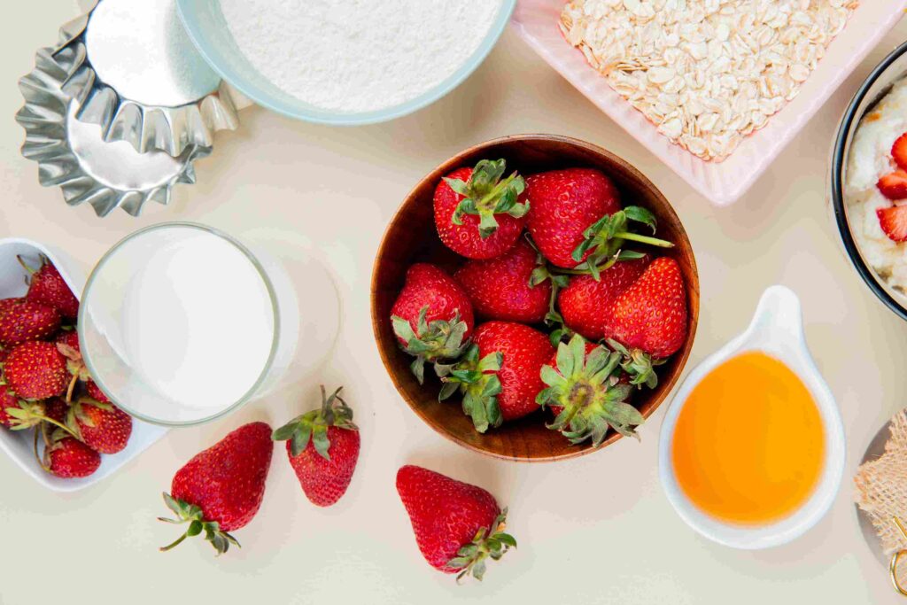 Ingredients for Fresas con Crema