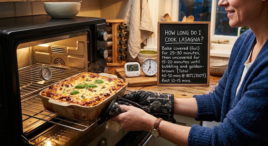 How Long Do I Cook Lasagna for in the Oven