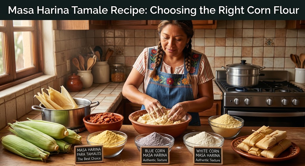 A successful masa harina tamale recipe starts with the correct flour.