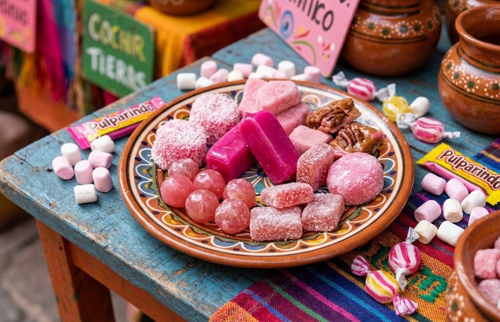 Pink-colored sweets are popular for their bright appearance and fruity flavor options
