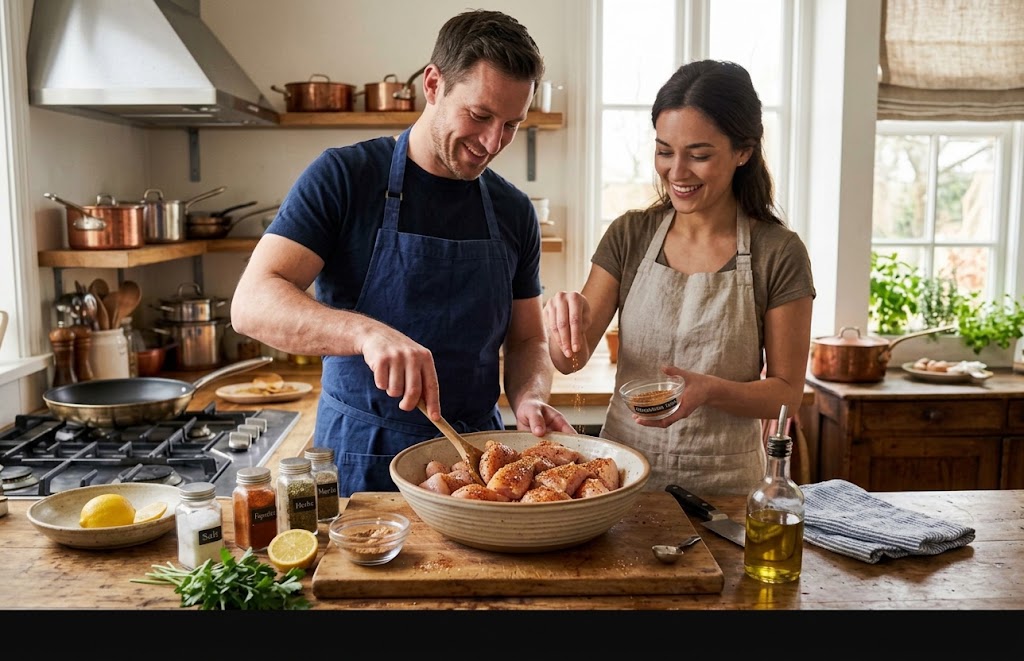 Good seasoning adds flavor to every bite. 