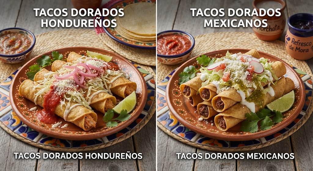 You may also come across tacos dorados hondureños