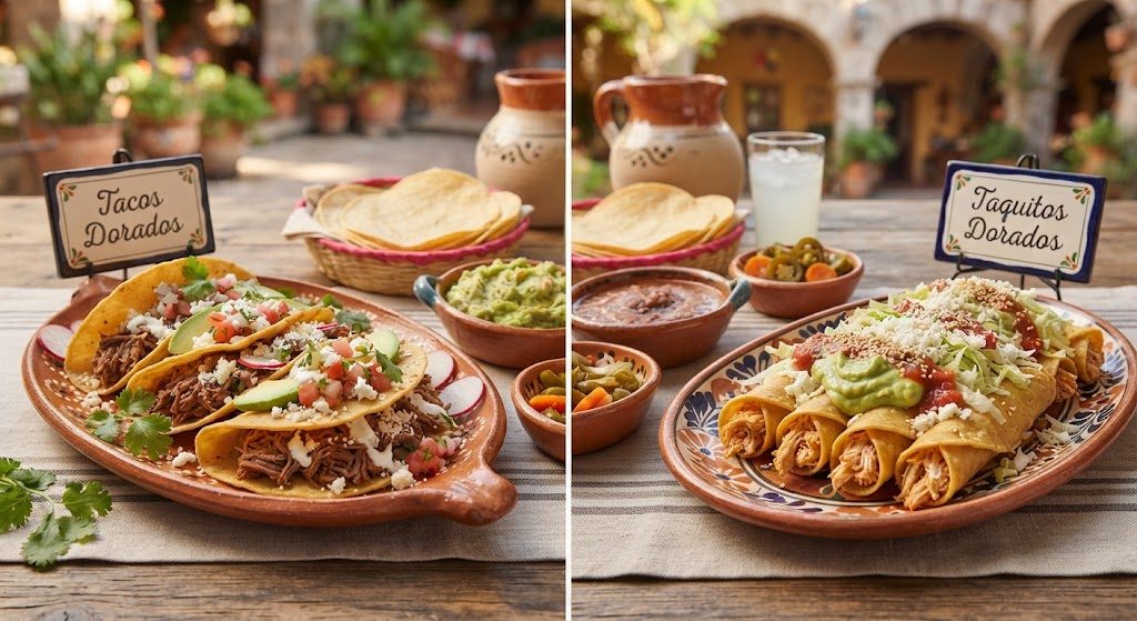 Tacos Dorados vs. Taquitos Dorados