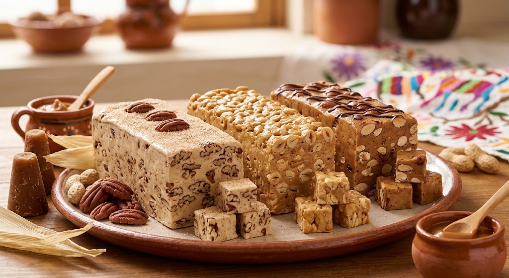 Turrón mexicano refers to Mexican-style turrón or related traditional sweet preparations,