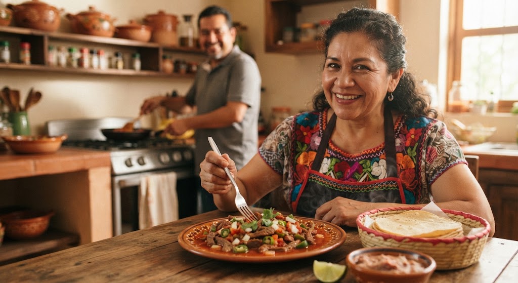 Bistec a la mexicana is a traditional Mexican beef dish made with thinly sliced steak