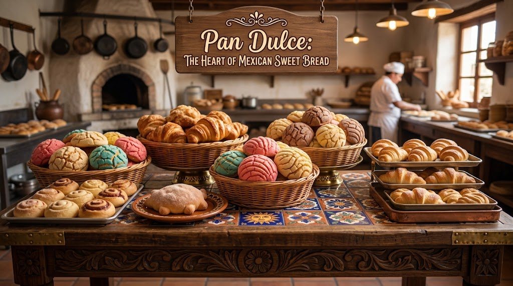 Pan dulce is the Spanish term for sweet bread